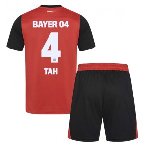 Bayer Leverkusen Jonathan Tah #4 Hemmakläder Barn 2024-25 Kortärmad (+ Korta byxor)